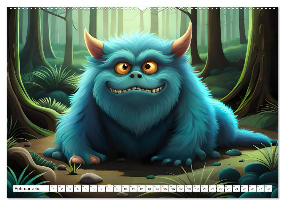 Keine Angst vor Monstern (CALVENDO Wandkalender 2026)