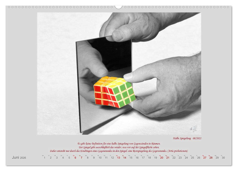 Surreale Spiegelbilder (CALVENDO Premium Wandkalender 2026)
