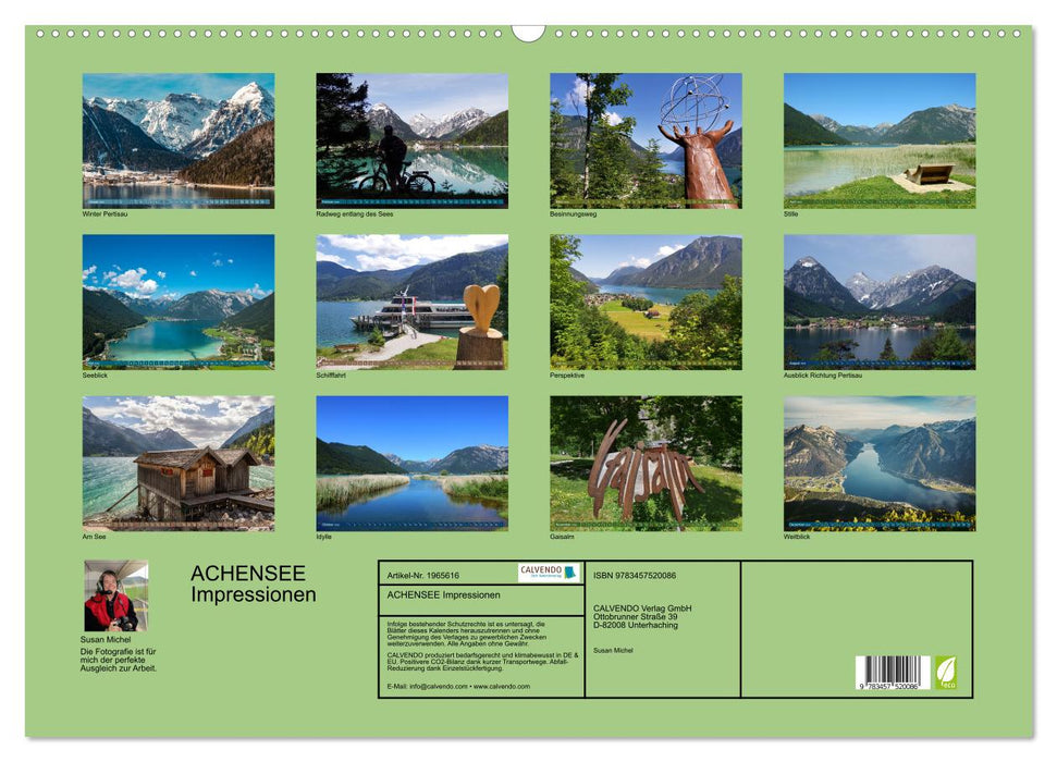 ACHENSEE Impressionen (CALVENDO Wandkalender 2026)