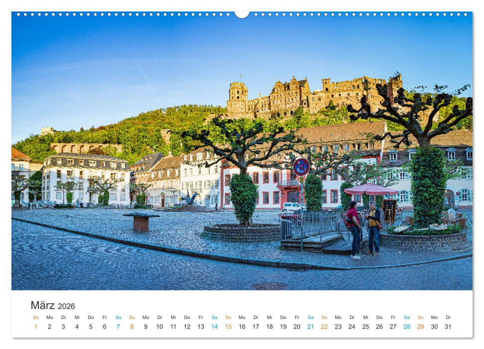 Heidelberg - Stadt der Romantik (CALVENDO Premium Wandkalender 2026)