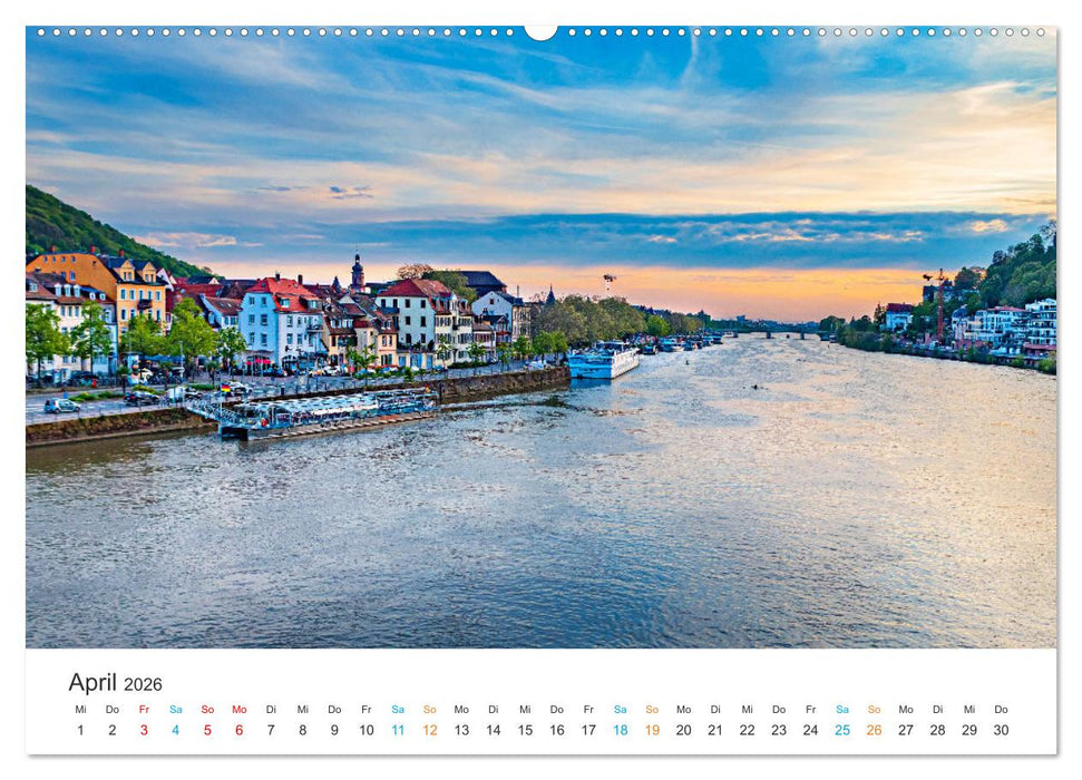 Heidelberg - Stadt der Romantik (CALVENDO Premium Wandkalender 2026)