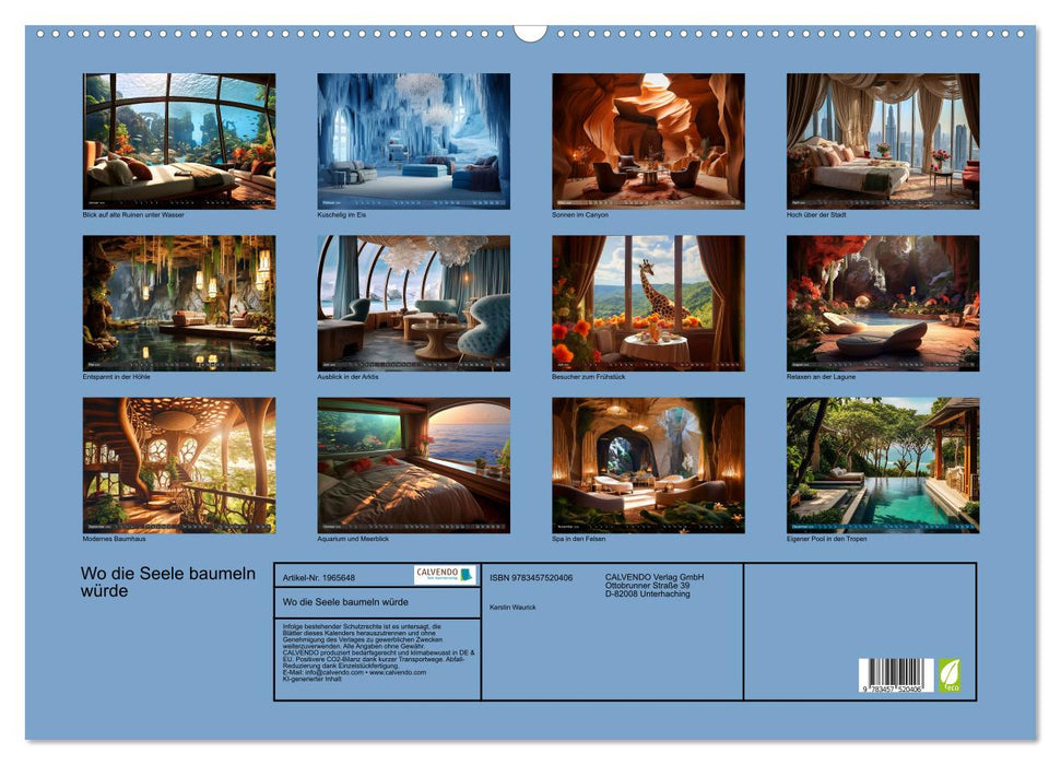 Wo die Seele baumeln würde (CALVENDO Wandkalender 2026)