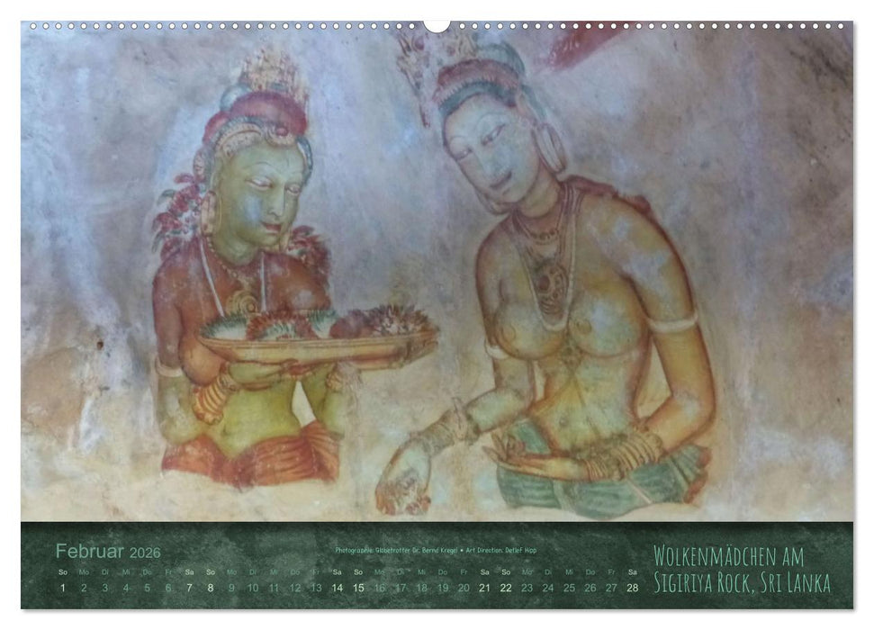 Fernöstliche Traumziele (CALVENDO Premium Wandkalender 2026)