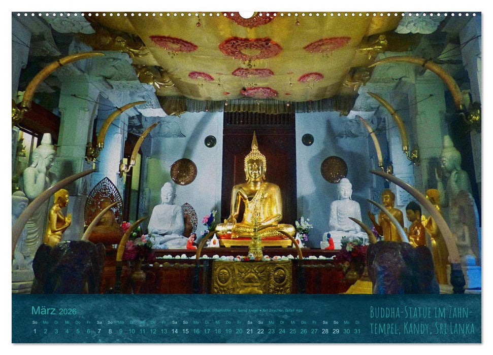 Fernöstliche Traumziele (CALVENDO Premium Wandkalender 2026)