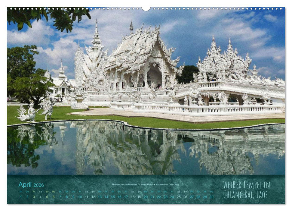 Fernöstliche Traumziele (CALVENDO Premium Wandkalender 2026)