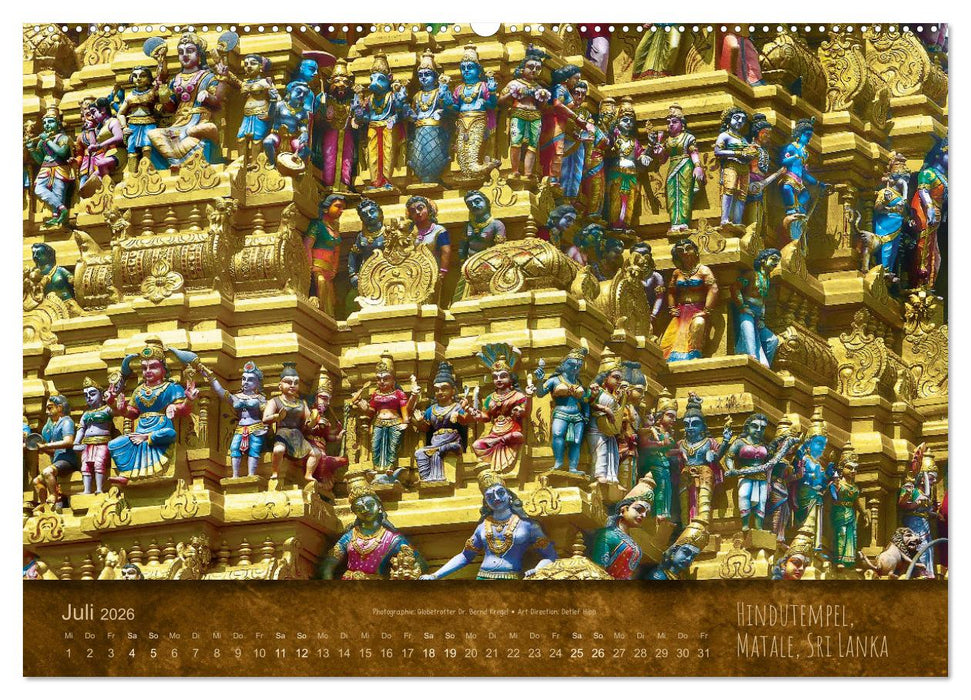 Fernöstliche Traumziele (CALVENDO Premium Wandkalender 2026)