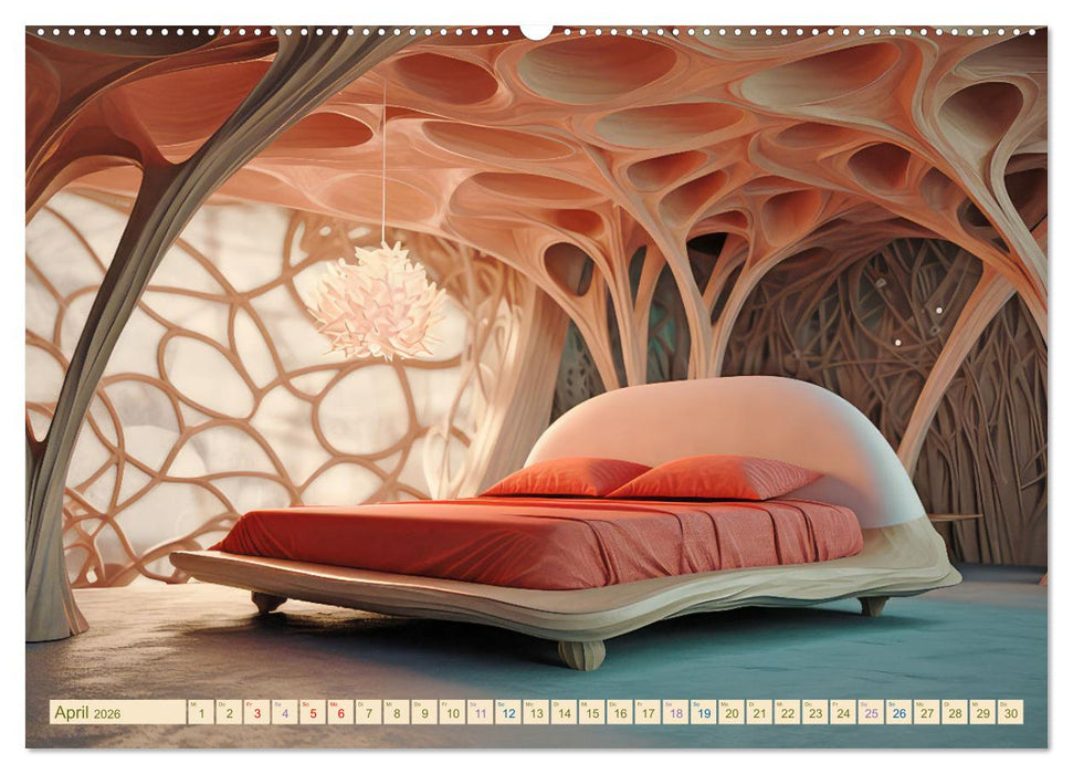 Exzentrische biomorphe Architektur (CALVENDO Wandkalender 2026)