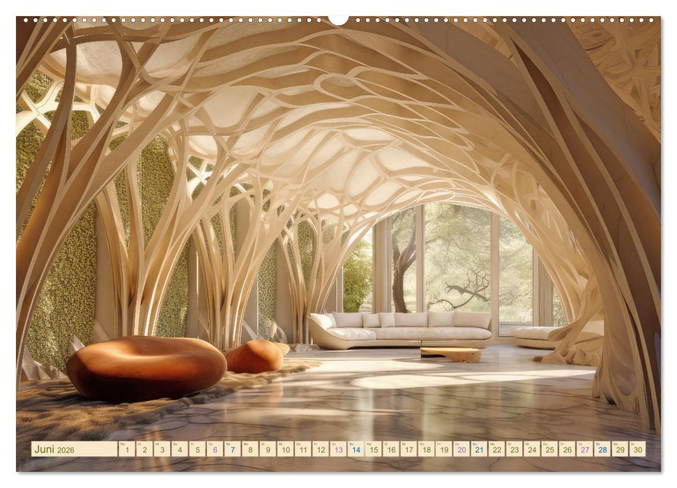 Exzentrische biomorphe Architektur (CALVENDO Wandkalender 2026)