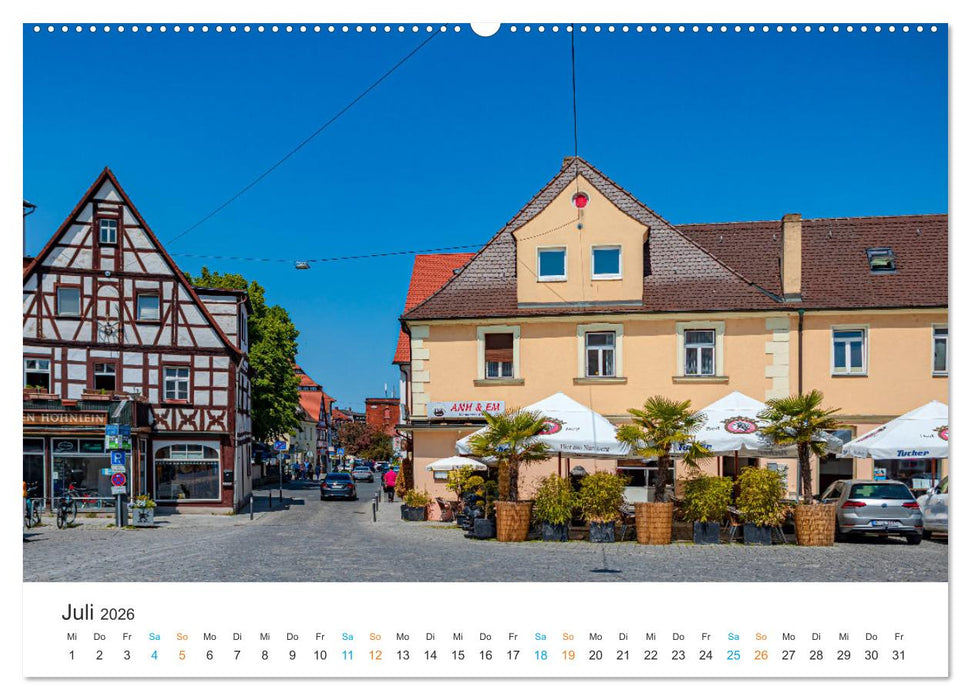Forchheim - fränkische Art zu leben (CALVENDO Premium Wandkalender 2026)