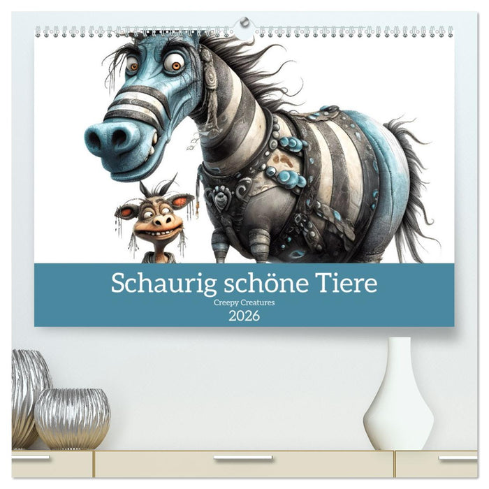 Creepy Creatures (CALVENDO Premium Wandkalender 2026)