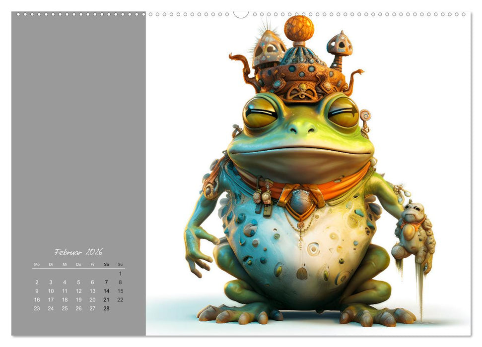 Creepy Creatures (CALVENDO Premium Wandkalender 2026)