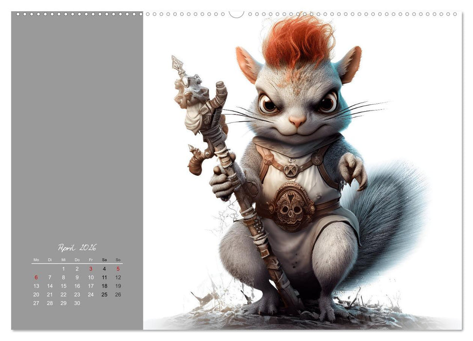 Creepy Creatures (CALVENDO Premium Wandkalender 2026)