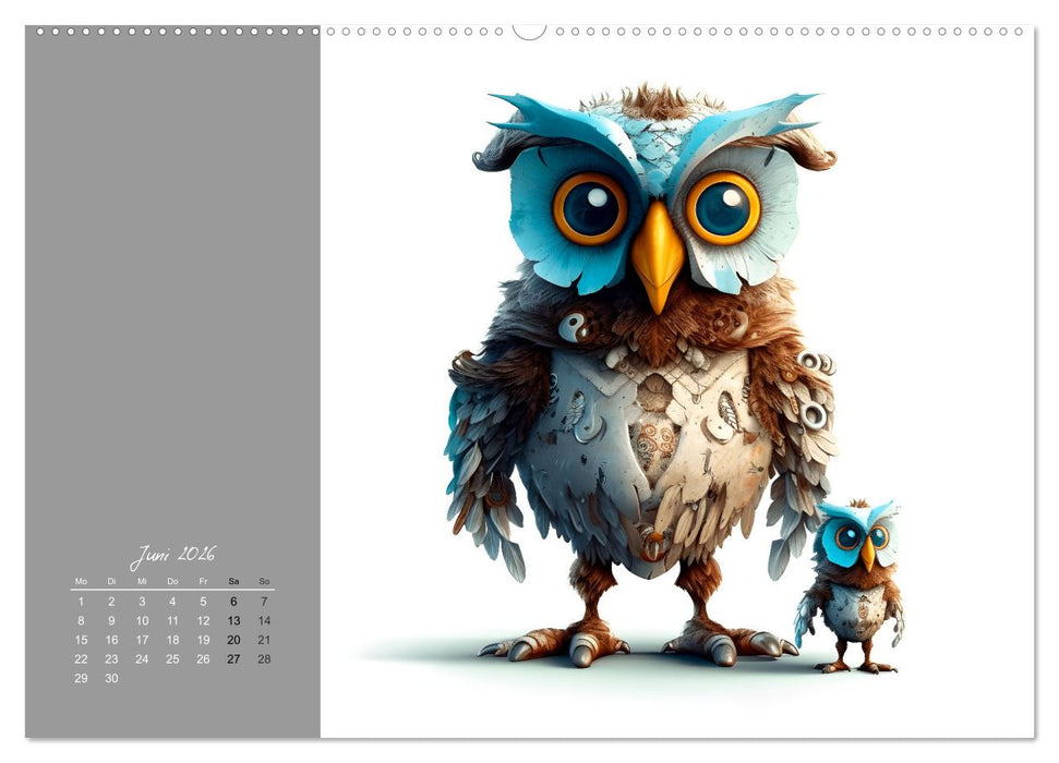 Creepy Creatures (CALVENDO Premium Wandkalender 2026)