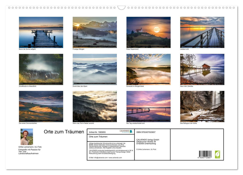Orte zum Träumen (CALVENDO Wandkalender 2026)