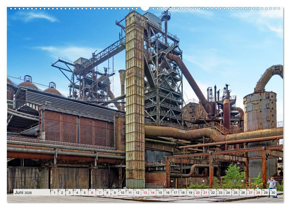 Industriekultur - Ein Tag im Landschaftspark Duisburg-Nord (CALVENDO Wandkalender 2026)