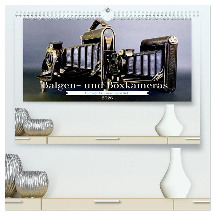 Balgen- und Boxkameras - Analoge Erinnerungsstücke (CALVENDO Premium Wandkalender 2026)