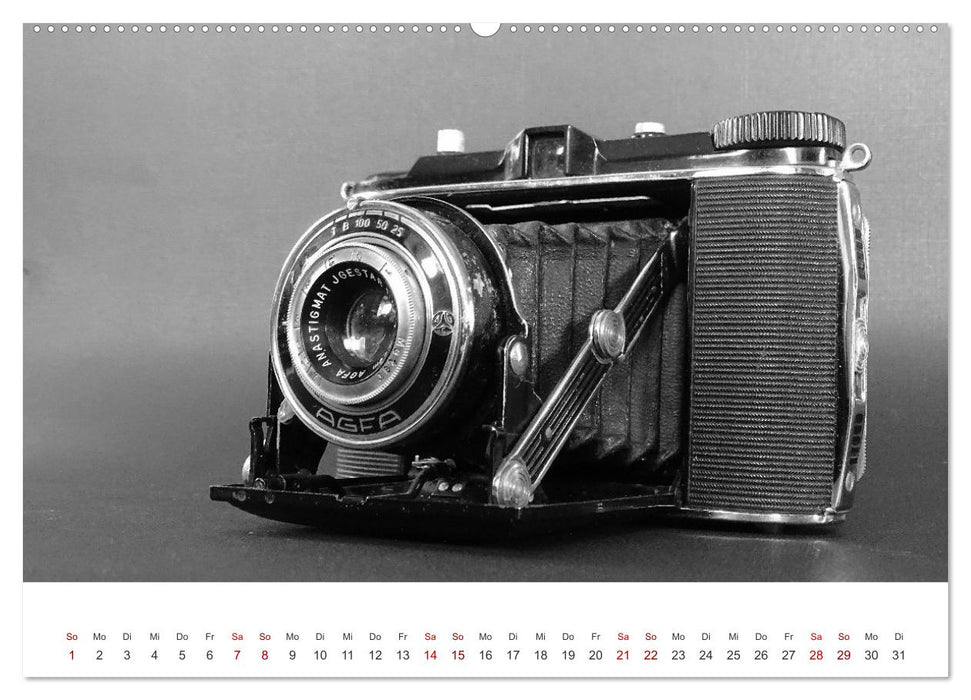 Alte Fotokameras - Kameras von Agfa der Jahre 1928 bis 1980 (CALVENDO Wandkalender 2026)
