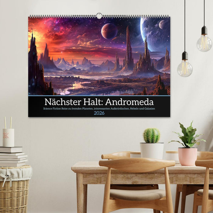 Nächster Halt Andromeda (CALVENDO Wandkalender 2026)