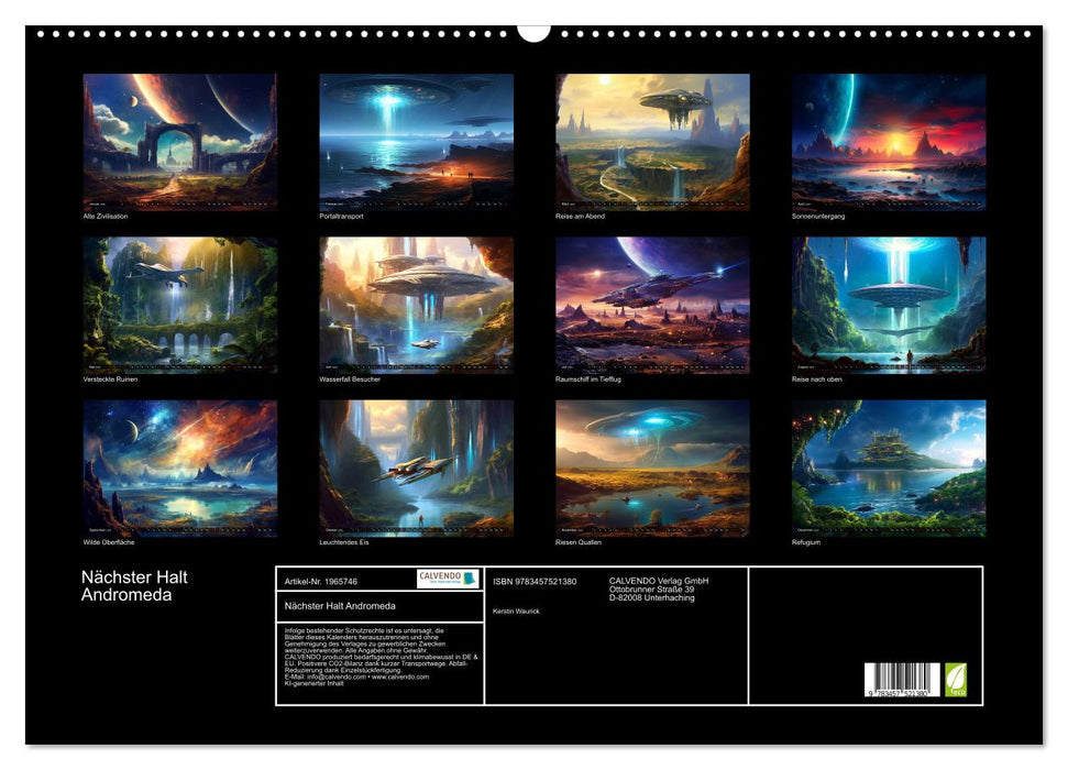 Nächster Halt Andromeda (CALVENDO Wandkalender 2026)