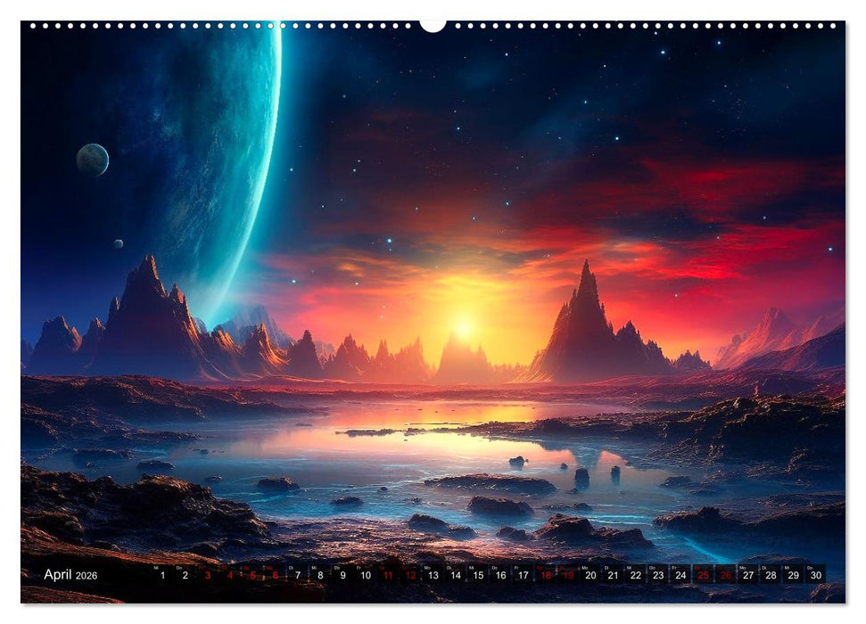 Nächster Halt Andromeda (CALVENDO Wandkalender 2026)