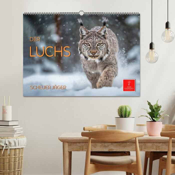 Der Luchs - scheuer Jäger (CALVENDO Wandkalender 2026)