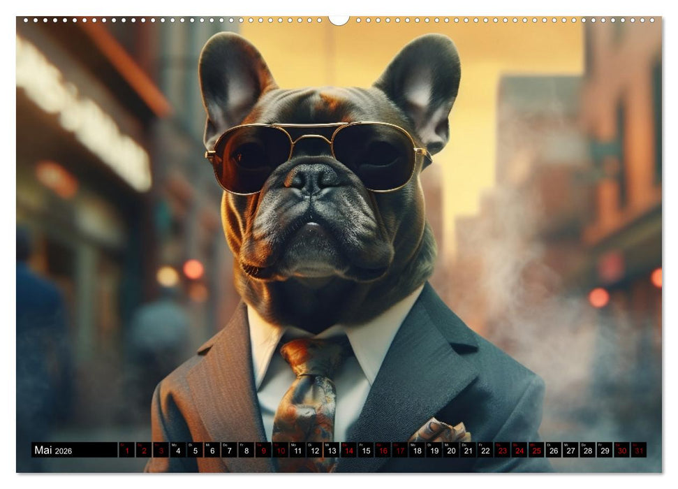 Tiere im Alltag (CALVENDO Premium Wandkalender 2026)