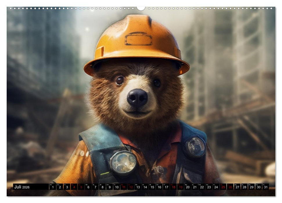 Tiere im Alltag (CALVENDO Premium Wandkalender 2026)