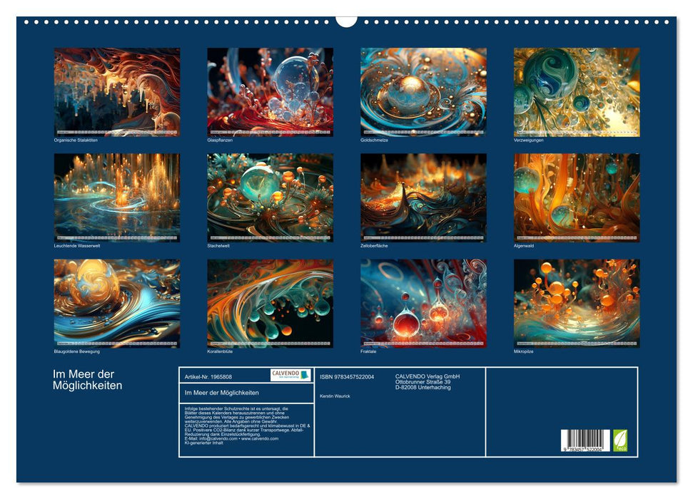 Im Meer der Möglichkeiten (CALVENDO Wandkalender 2026)