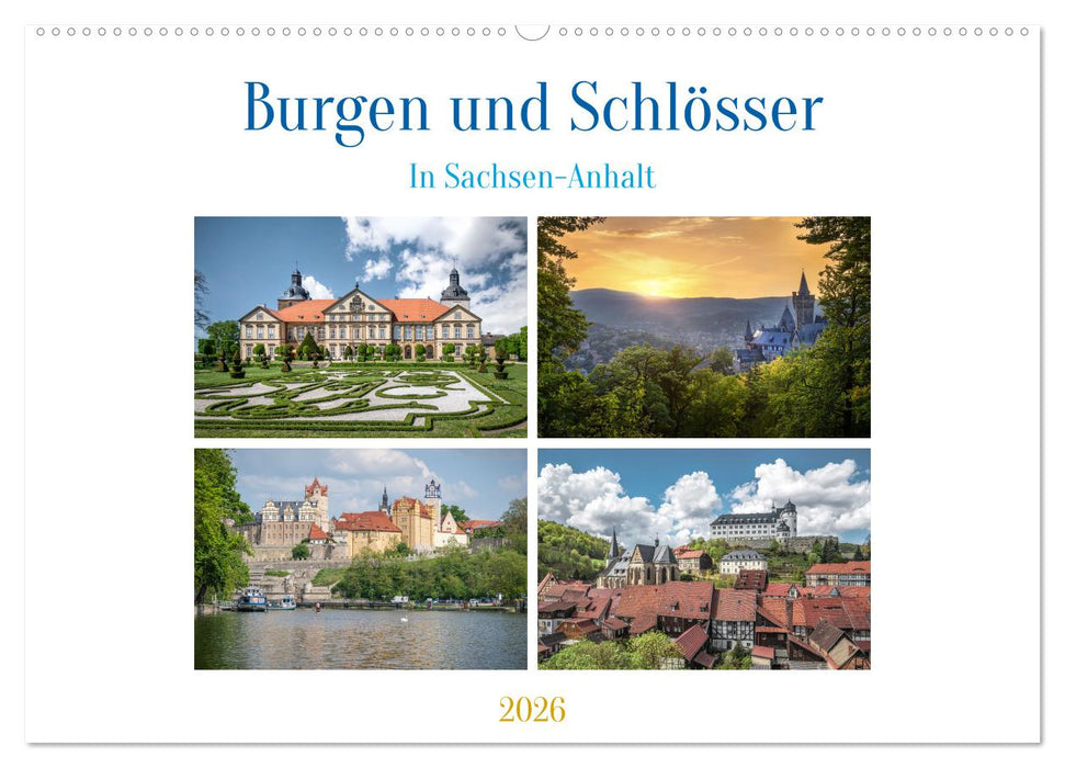 Burgen und Schlösser (CALVENDO Wandkalender 2026)
