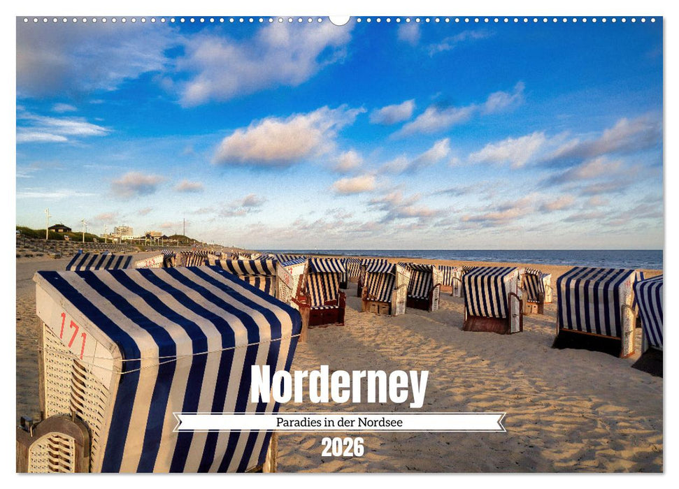 Norderney Paradies in der Nordsee (CALVENDO Wandkalender 2026)