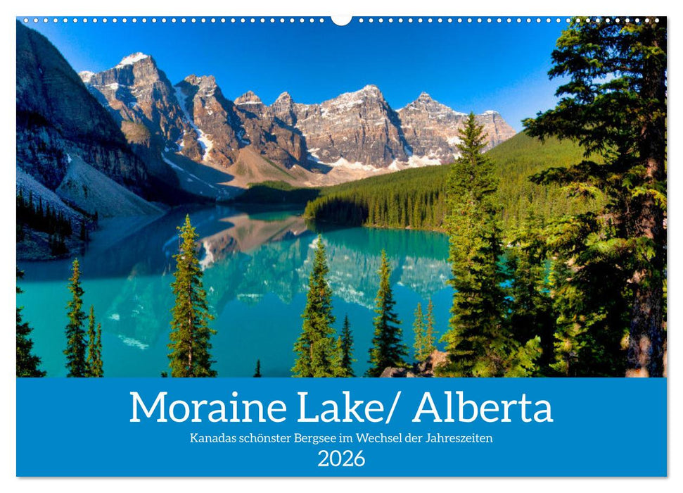 Moraine Lake, Alberta/ Kanada (CALVENDO Wandkalender 2026)