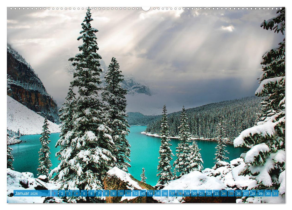 Moraine Lake, Alberta/ Kanada (CALVENDO Wandkalender 2026)