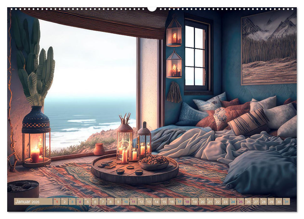 Räume für die Seele (CALVENDO Premium Wandkalender 2026)