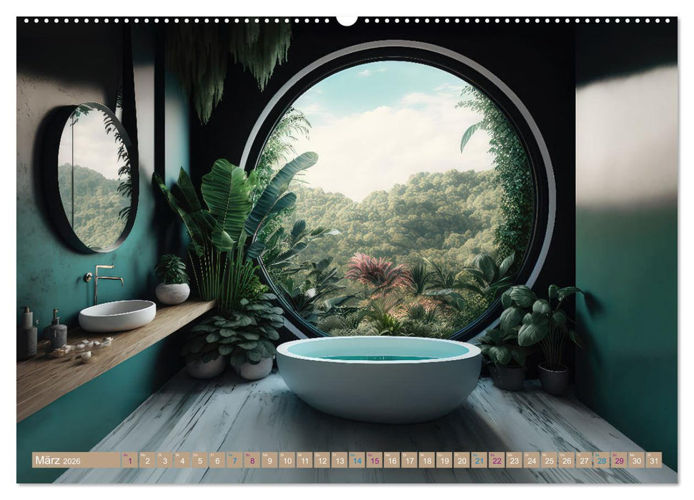 Räume für die Seele (CALVENDO Premium Wandkalender 2026)