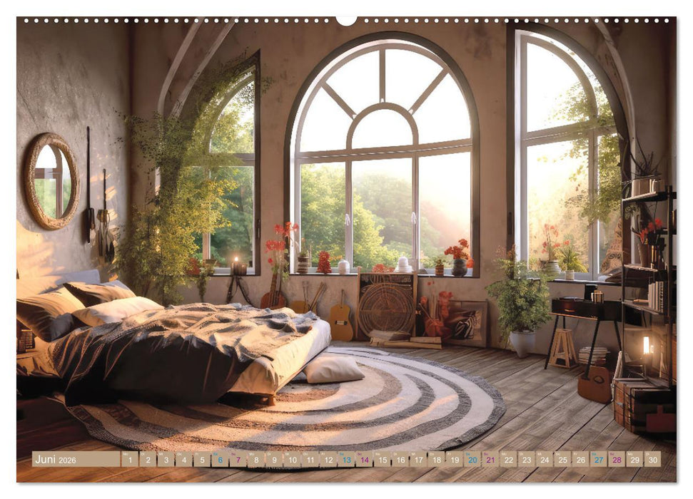 Räume für die Seele (CALVENDO Premium Wandkalender 2026)