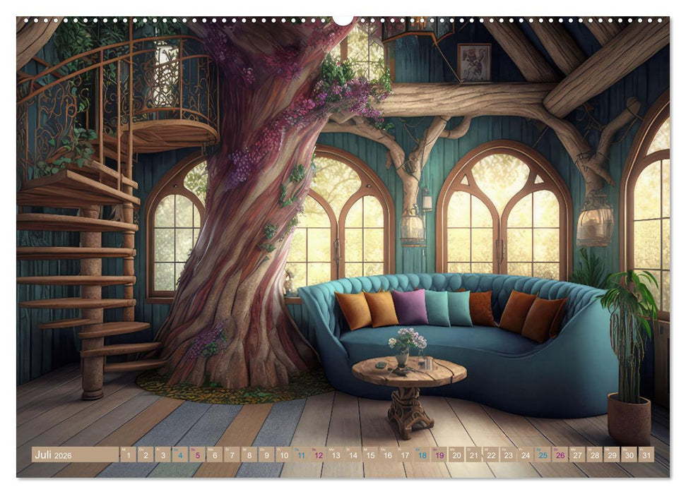 Räume für die Seele (CALVENDO Premium Wandkalender 2026)