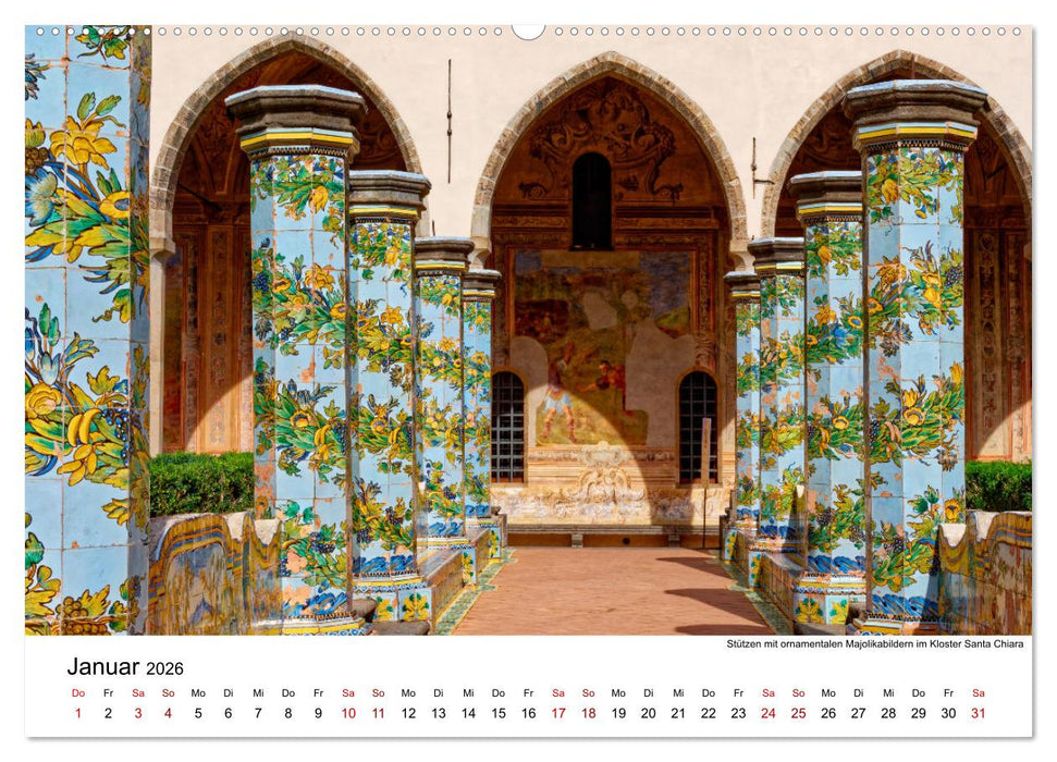 Highlights am Golf von Neapel (CALVENDO Wandkalender 2026)