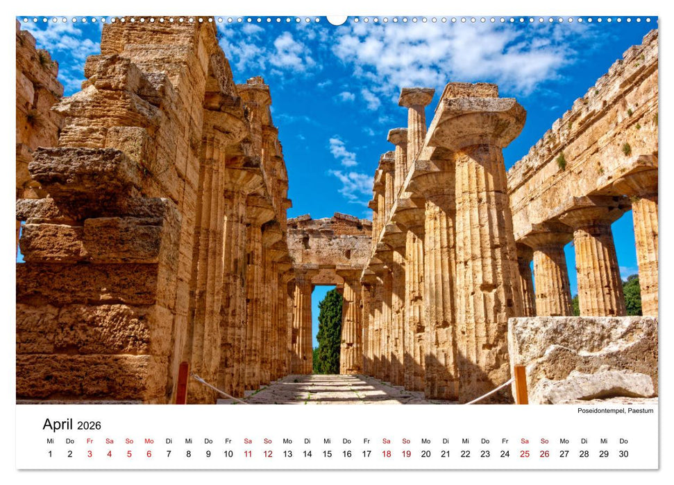 Highlights am Golf von Neapel (CALVENDO Wandkalender 2026)