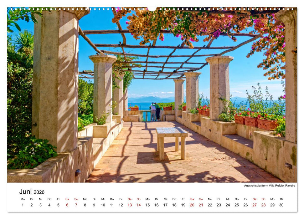 Highlights am Golf von Neapel (CALVENDO Wandkalender 2026)