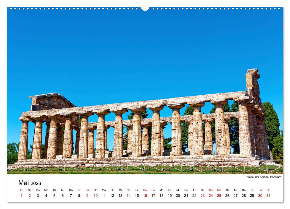 Historisches am Golf von Neapel (CALVENDO Wandkalender 2026)