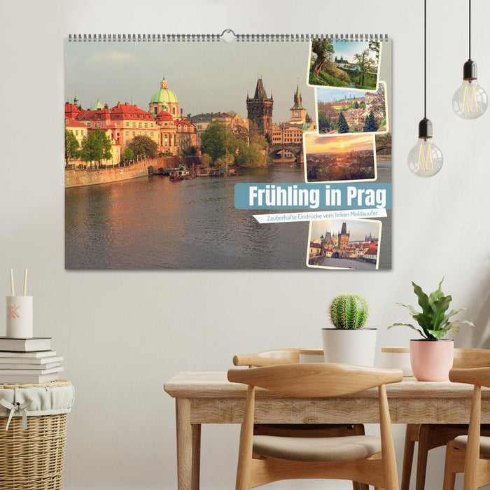 Frühling in Prag (CALVENDO Wandkalender 2026)