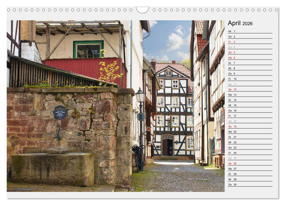 Rotenburg an der Fulda, ein Stadtrundgang (CALVENDO Wandkalender 2026)