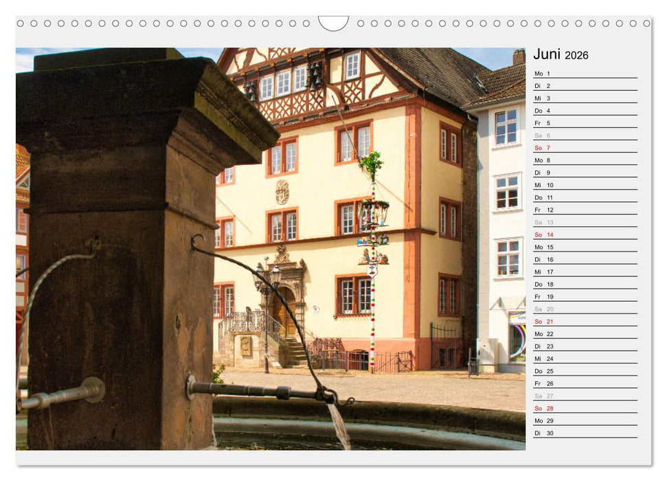 Rotenburg an der Fulda, ein Stadtrundgang (CALVENDO Wandkalender 2026)