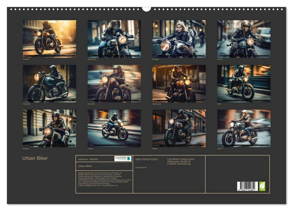 Urban Biker (CALVENDO Wandkalender 2026)