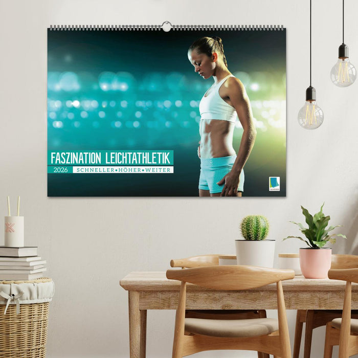 Faszination Leichtathletik: Schneller, höher, weiter (CALVENDO Wandkalender 2026)