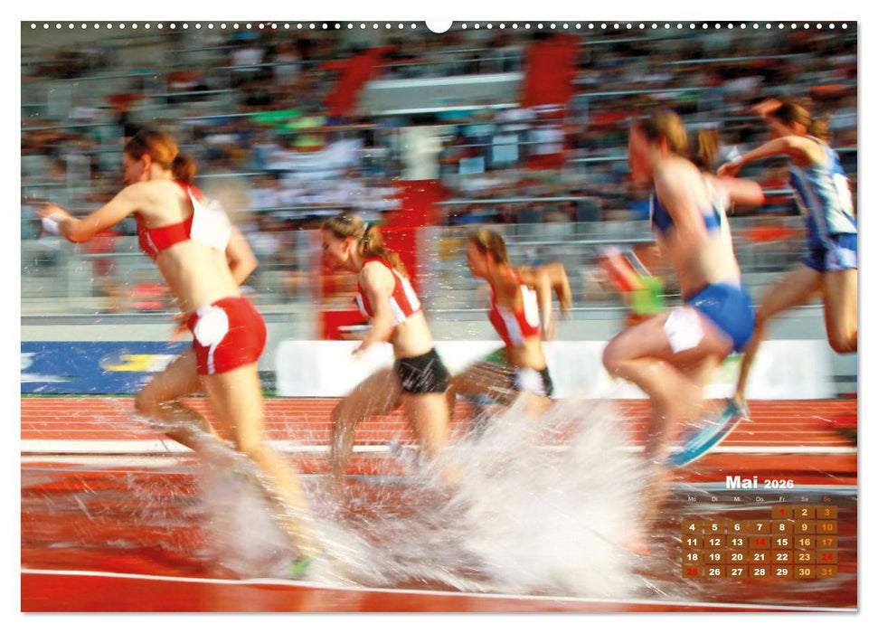 Faszination Leichtathletik: Schneller, höher, weiter (CALVENDO Wandkalender 2026)