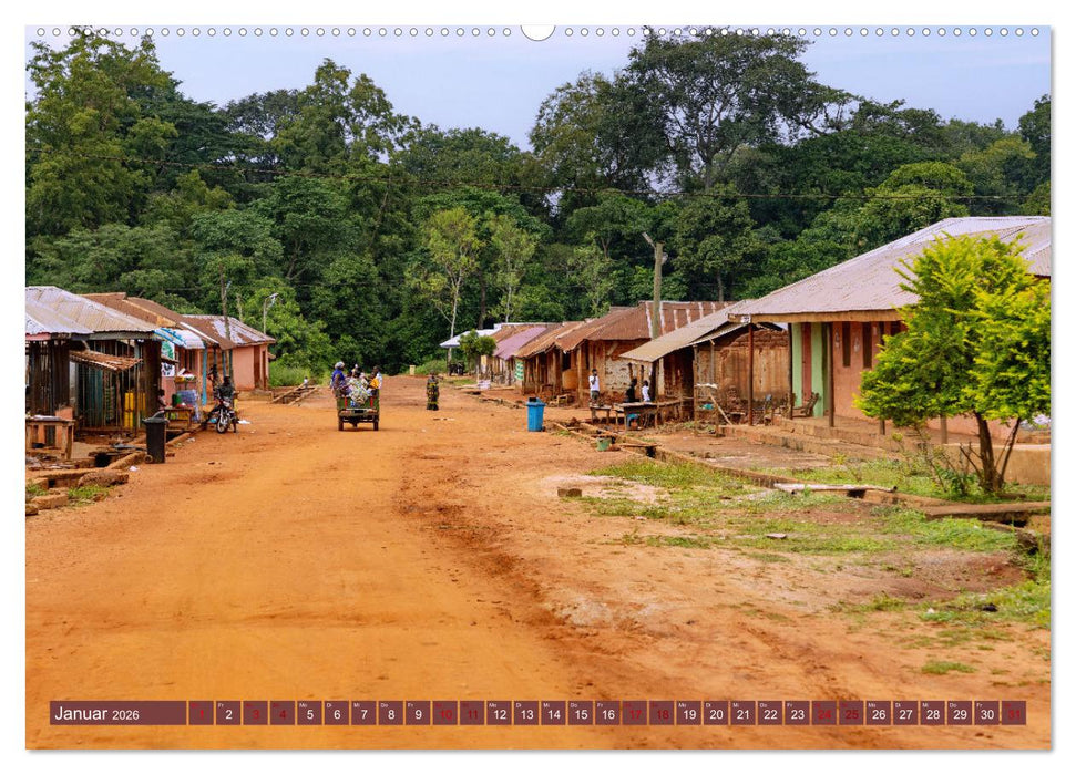 Ghana - Faszination Westafrika (CALVENDO Premium Wandkalender 2026)