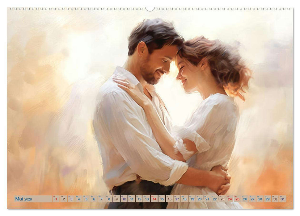 Zeichen der Liebe Impressionistische Bilder (CALVENDO Wandkalender 2026)