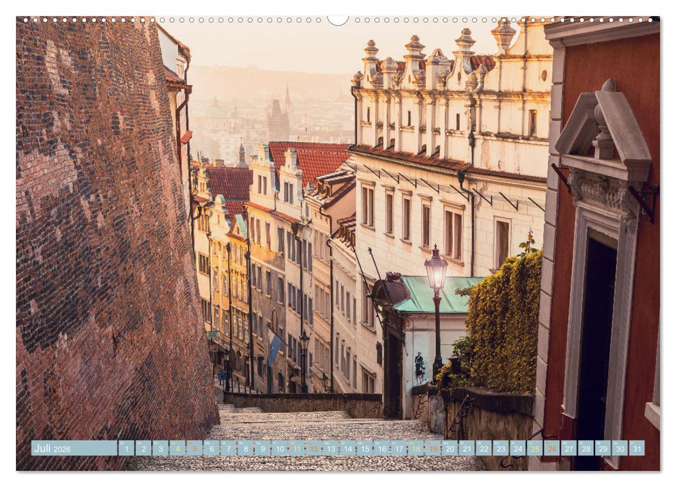 Frühling in Prag (CALVENDO Premium Wandkalender 2026)