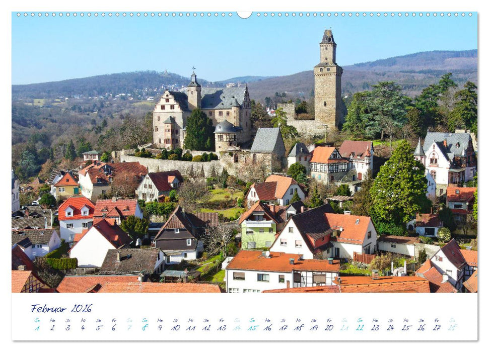 3BurgenWeg im Taunus - Der Erlebnispfad (CALVENDO Wandkalender 2026)